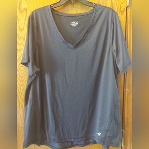 Black Dri fit Workout T Lds 1X